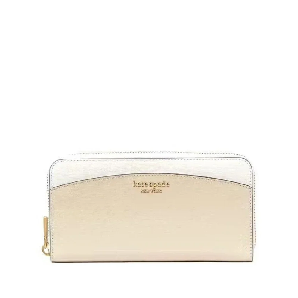 Kate Spade NY Morgan Colorblock Saffiano Leather Women’s Zip Around Wallet